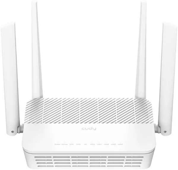 Cudy WR3000S, AX3000 10/100/100M Gigabit Mesh Wi-Fi 6 Router 2,4/5Ghz White