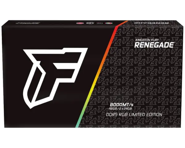 KINGSTON DIMM DDR5 48GB (2x24GB kit) 8000MTs KF580C36RLAK2-48 FURY Renegade RGB 