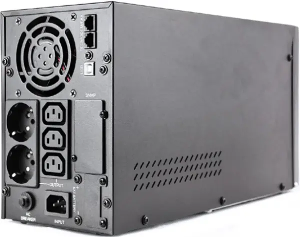 EG-UPS-PS2000-02 Gembird 2000VA (1600W) pure sine wave UPS, LCD display, 2xSchuko + 3xC13 USB