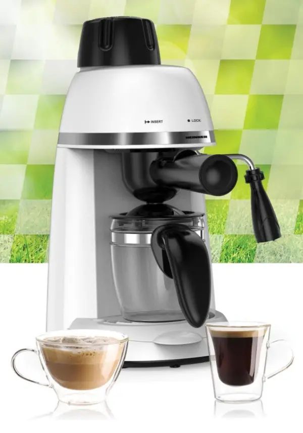 Espresso aparat HEINNER Kopy HEM-350WH 3,5bar0,24l