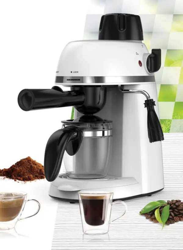 Espresso aparat HEINNER Kopy HEM-350WH 3,5bar0,24l