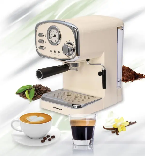 Espresso aparat HEINNER Retro HEM-1100CR 15bar1,25l