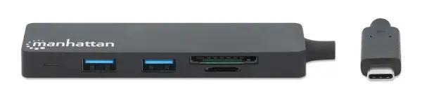 USB-C HUB 3port Manhattan 164948 3.2 G15GbpsCRCrni