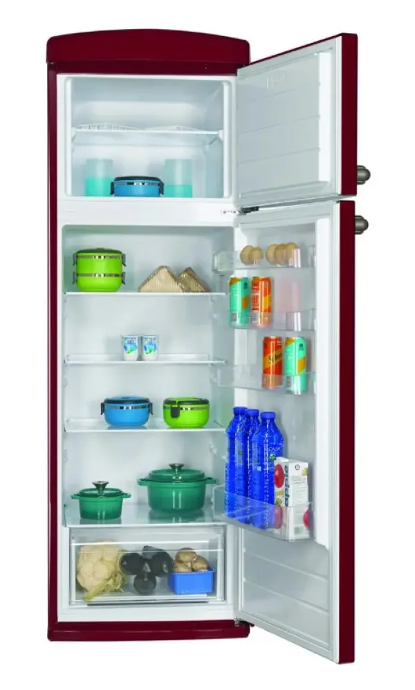 Kombinovani frižider Fram FDD-VRR311BDF+ 311l60x180bordo