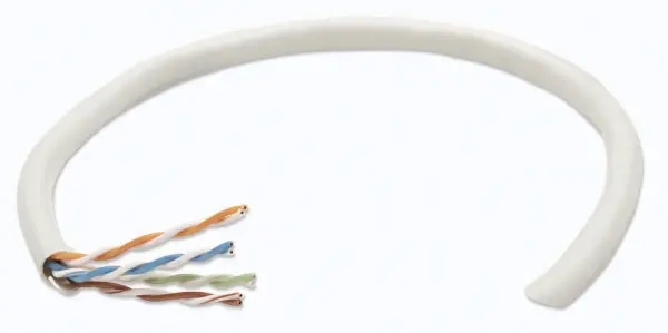 Intellinet Patch Cable Cat6, UUTP, CCA,305m, Solid, 23AWG, sivi
