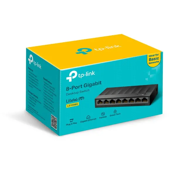 Switch TP-LINK LS1008G Gigabit8xRj45101001000Mbpsdesktop plastično kućište' ( 'LS1008G' )