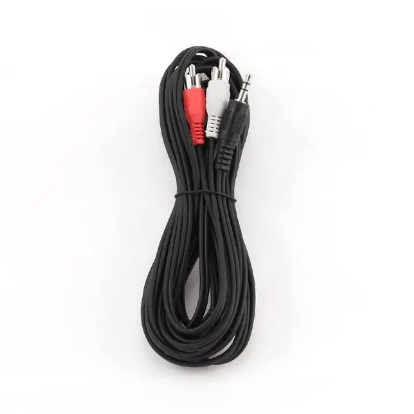 cca-458-5M gembird 3.5mm stereo plug to 2 phono plugs audi kabal 5m