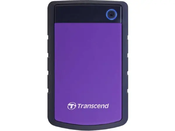 External HDD 4 TB, H3P, USB3.0, 2.5'', Anti-shock system, Backup software, 308 gr, Black/Purple ( TS4TSJ25H3P ) 