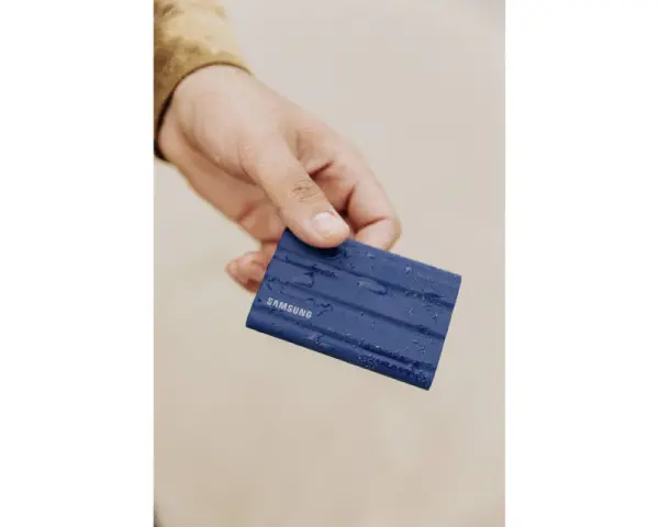 Portable SSD 2TB, T7 SHIELD, USB 3.2 Gen.2 (10Gbps), Rugged, [Sequential Read/Write : Up to 1,050MB/sec /Up to 1,000 MB/sec], Blue ( MU-PE2