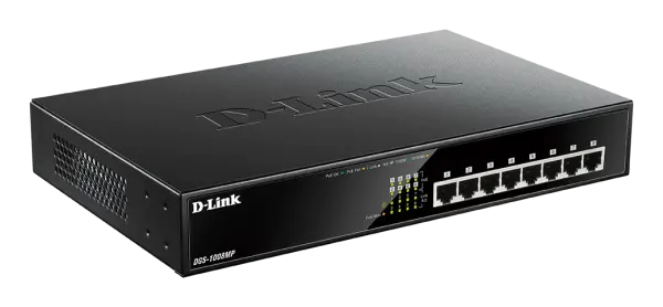 D-Link switch neupravljivi, DGS-1008MP
