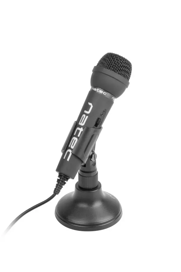 ADDER, Dynamic Microphone w/Stand, 3.5mm Connector, Black ( NMI-0776 ) 