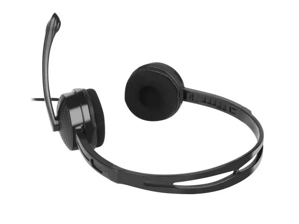 CANARY, Stereo Headset with Volume Control, 3.5mm Stereo, Black ( NSL-1295 ) 