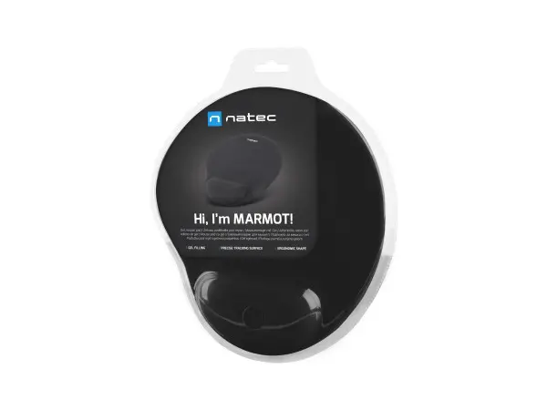 MARMOT, Ergonomic Mouse Pad with Palm Rest, 24,5 cm x 22,5 cm ( NPF-0783 ) 
