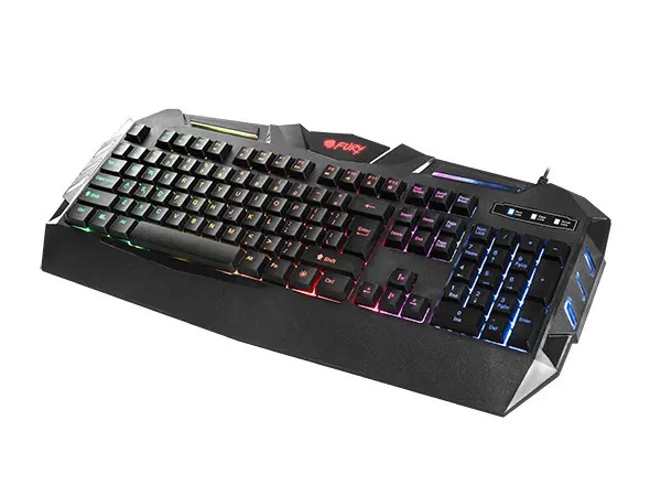FURY SPITFIRE, Gaming Keyboard, Antighosting, Spill Proof, RGB Backlit, Wired, USB ( NFU-0868 ) 