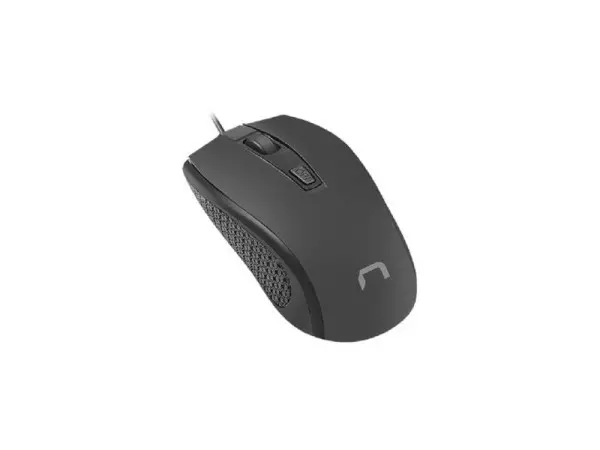 HOOPOE 2, Optical Mouse 1600 DPI, 4 Buttons, USB, Black, Cable 1,8m ( NMY-1798 ) 