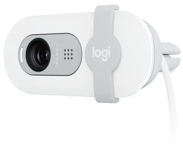 Logitech Brio 100 Full HD Webcam - Off-White - USB