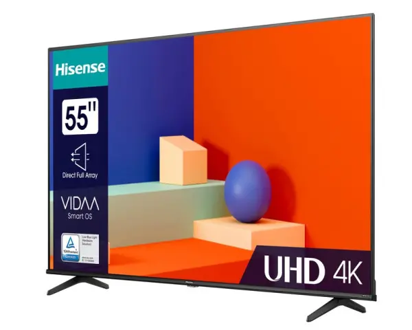 Televizor Hisense H55A6K Smart, LED, 4K UHD, 55''(140cm), DVB T-C-T2-S2