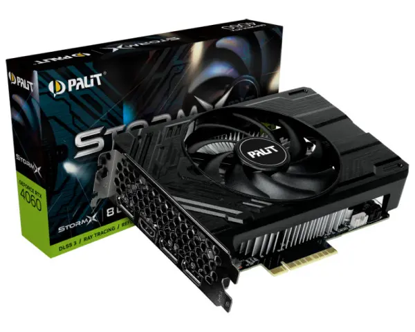 SVGA Palit Geforce RTX4060 StormX 8GB GDDR6 128bit, NE64060019P1-1070F