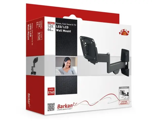 BARKAN E140.B LCD TV zidni nosač do 26 inča 