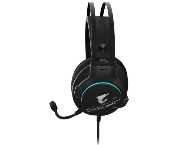 Gaming Headset, Virtual 7.1 Channel Support, 50mm Drivers, RGB Lighting ( AORUS H1 ) 