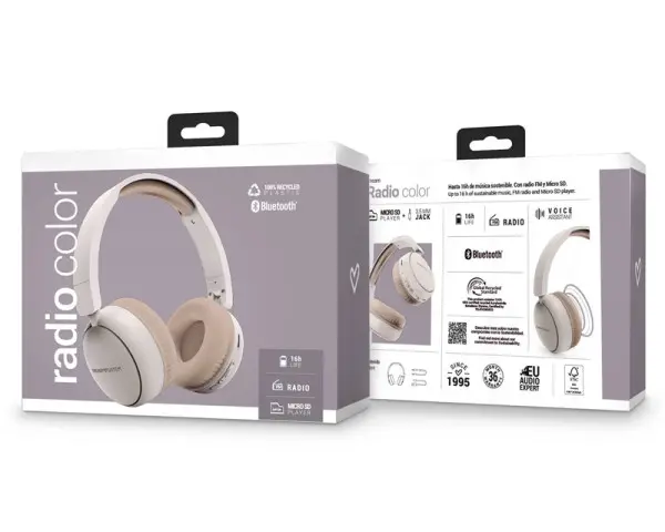 ENERGY SISTEM Radio Color Cream wireless slušalice