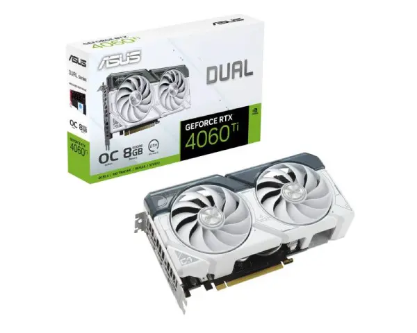 ASUS nVidia GeForce RTX 4060 Ti 8GB 128bit DUAL-RTX4060TI-O8G-WHITE grafička karta