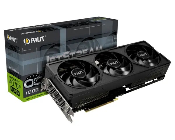 SVGA Palit GeForce RTX4070-Ti Super JetStream OC 16GB 256bit, NED47TSS19T2-1043J