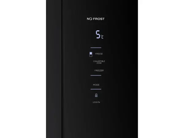 Frižider TESLA RM4700FHBE side-by-side No frostE291L+175L180x79x73cmcrno staklo' ( 'RM4700FHBE' )