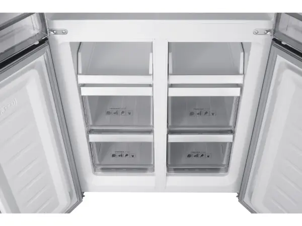 Frižider TESLA RM4700FHBE side-by-side No frostE291L+175L180x79x73cmcrno staklo' ( 'RM4700FHBE' ) 