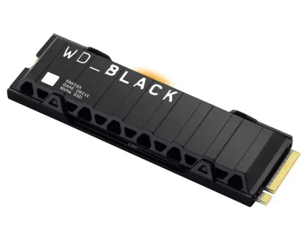 WD 2TB M.2 NVMe Gen4 WDS200T2XHE Black SN850X + Heatsink 
