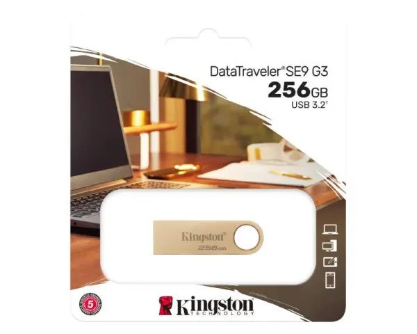 USB Flash 256GB Kingston 3.0 DataTraveler DTSE9G3256GB champagne