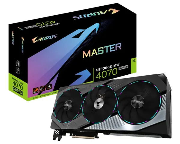GIGABYTE nVidia GeForce RTX 4070 SUPER MASTER 12GB GV-N407SAORUS M-12GD grafička karta