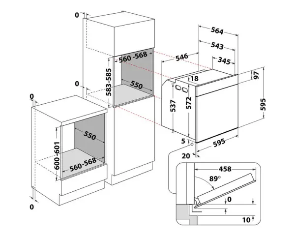 WHIRLPOOL AKZ9 9480 IX ugradna rerna 