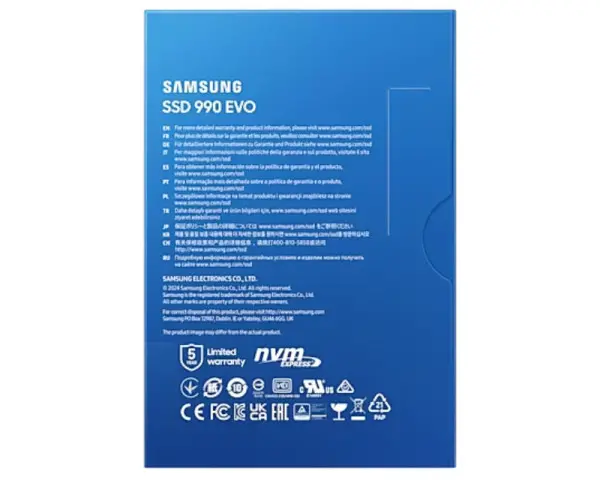 SSD M.2 NVME 1TB Samsung 990 Pro MZ-V9E1T0BW
