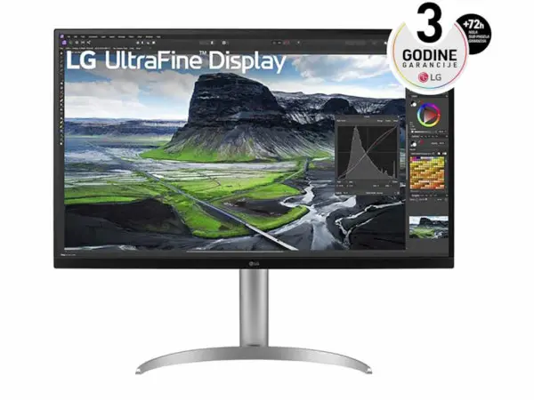 Monitor LG 32UQ850V-W 32''IPS3840x216060Hz5ms GtGHDMIx2,DP,USBpivot,visinazvučnicisrebrna' ( '32UQ850V-W.AEU' ) 