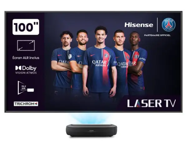 HISENSE 100'' 100L9HD Laser 4K UHD Smart TV Projektor 