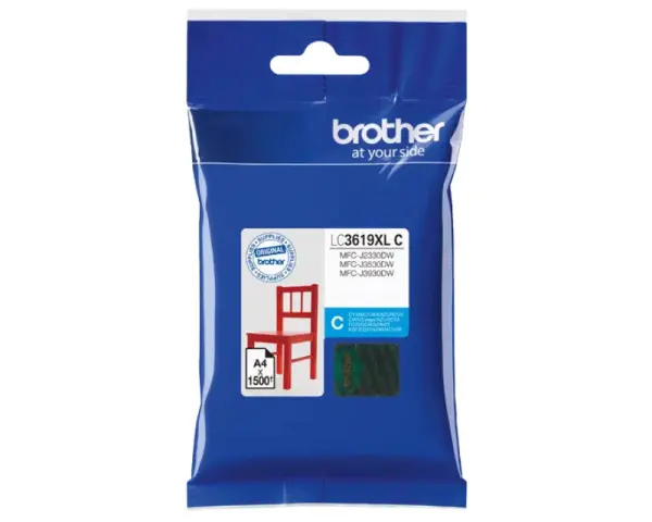 BROTHER Ink kertridž-C 1500 (LC3619XLC) 