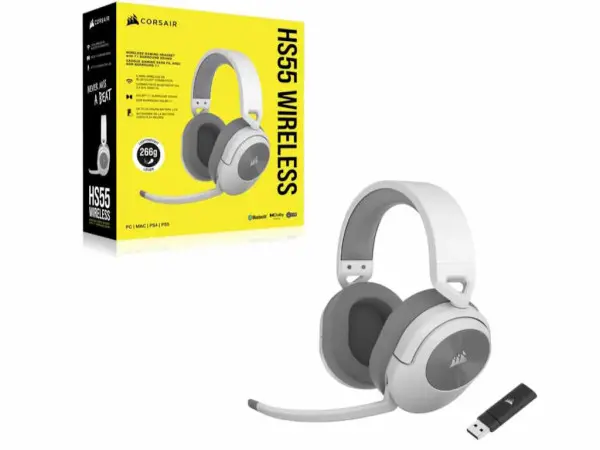 Slušalice CORSAIR HS55 bežičneCA-9011281-EUgamingbela' ( 'CA-9011281-EU' ) 
