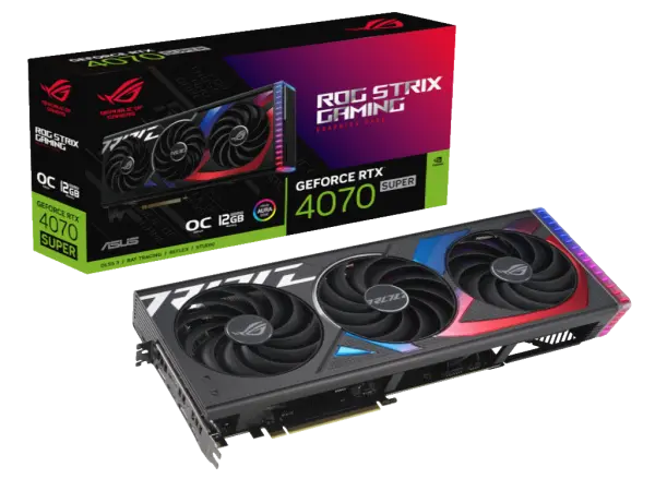 Grafička karta ASUS ROG-STRIX-RTX4070S-O12G-GAMING NVD12GBGDDR6X192bitcrna' ( 'R-S-RTX4070S-O12G-G' ) 