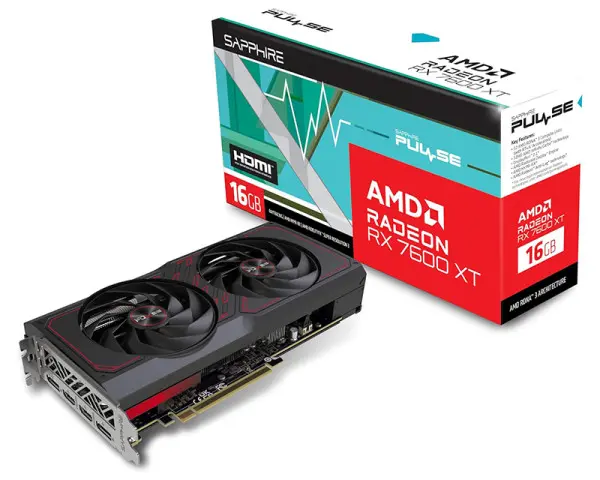 Grafička karta AMD Sapphire Pulse RX 7600 XT GAMING OC 16GB GDDR6