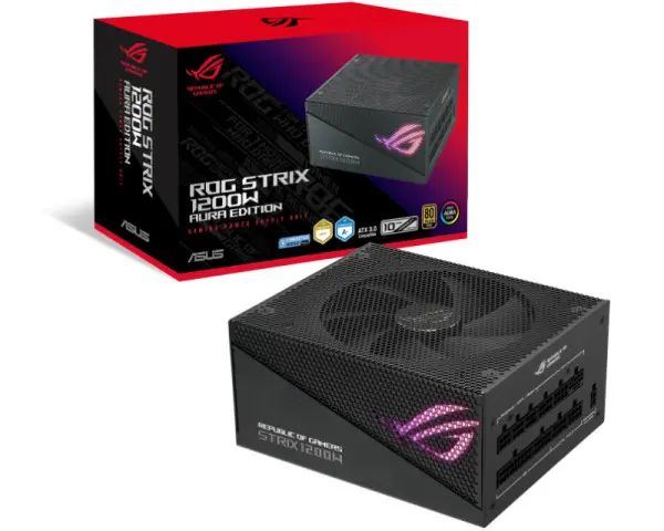Napajanje ASUS ROG-STRIX-1200G-AURA-GAMING 1200WATX80+Goldmodularnocrna' ( 'ROG-STRIX-1200G-AURA' ) 