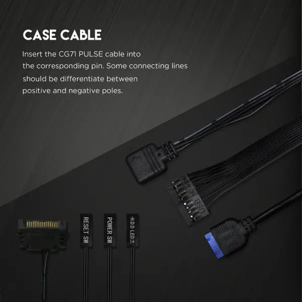 Kuciste Gaming Fantech CG71 Midi crno