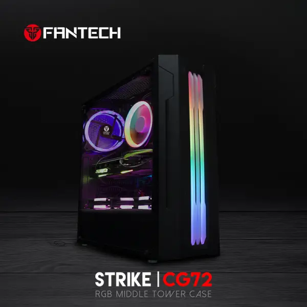 Kuciste Gaming Fantech CG72 Midi crno