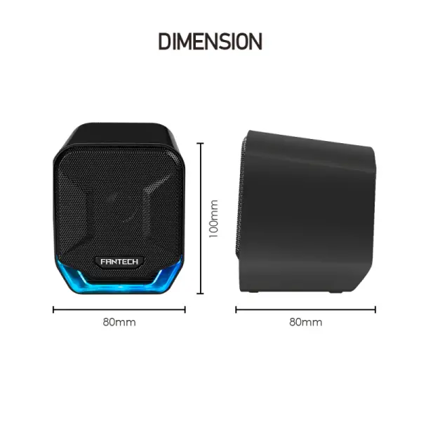 Laptop zvucnici Fantech GS202 Sonar crni