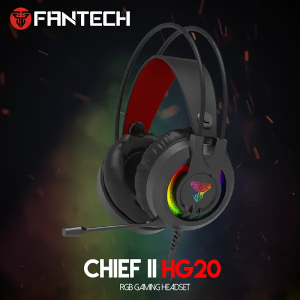 Slušalice sa mikrofonom Fantech HG20 Chief II Crne