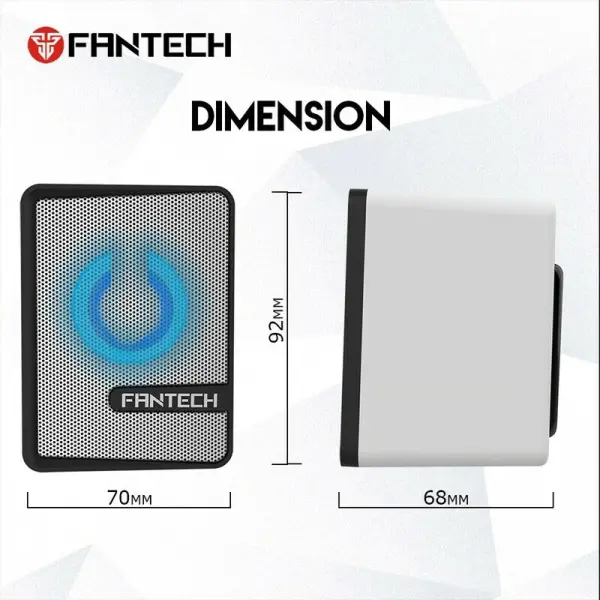 Laptop zvucnici Fantech GS203 Beat beli
