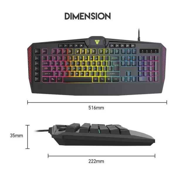 Tastatura Fantech K513 Booster RGB membranska