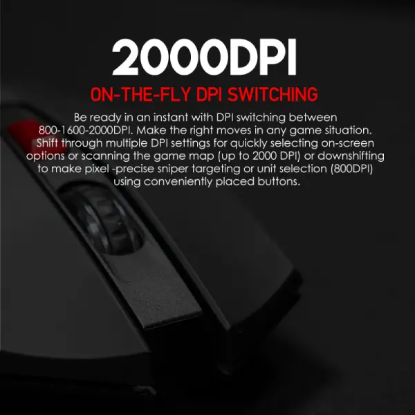 Bežični miš Fantech Raigor II WG10 2000 DPI