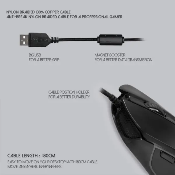 Miš Fantech Thor X9 4800 DPI USB