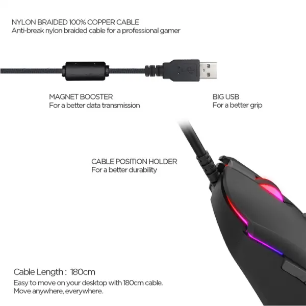 Mis Gaming Fantech X17 PRO Blake crni